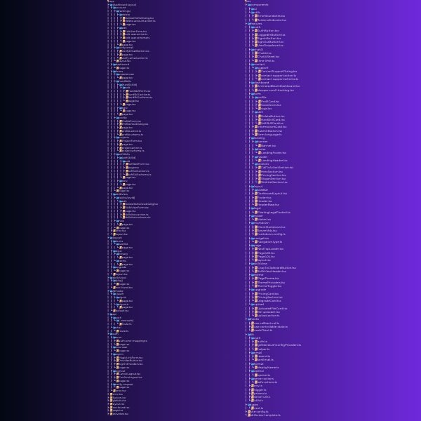 Structure et pages du projet FeedbackFacile